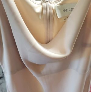 BHLDN anthropology dress. Size 0. Light beige pink color. Bridesmaids gals!!